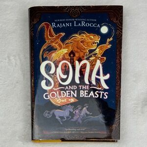 Sona and the Golden Beasts by Rajani LaRocca‎ Hardcover Fantasy Childrens Book
